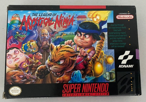 The Legend of the Mystical Ninja (1991) SNES box