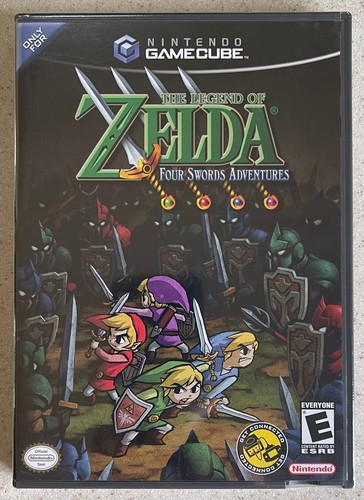 The Legend of Zelda: Four Swords Adventures (2004) GameCube box