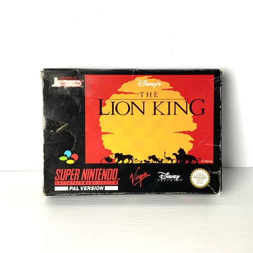 The Lion King (1994) Game Gear box