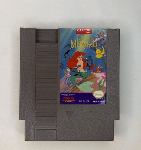 The Little Mermaid (1991) NES box
