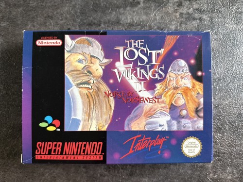 The Lost Vikings 2 (1997) SNES box