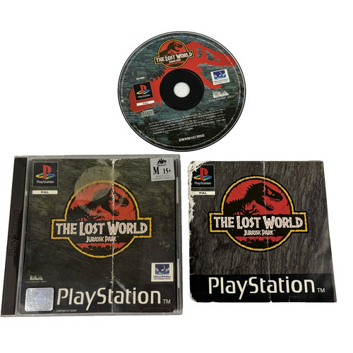 The Lost World: Jurassic Park (1997) PlayStation box