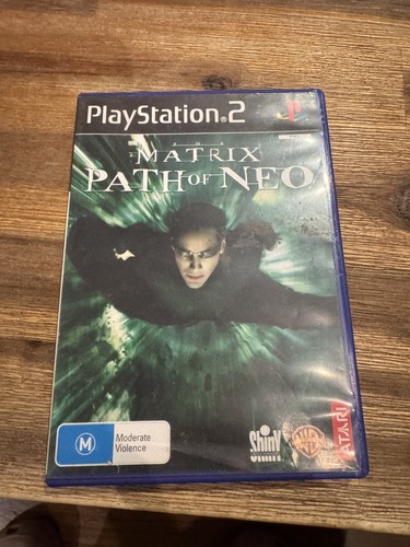 The Matrix: Path of Neo (2005) PlayStation 2 box