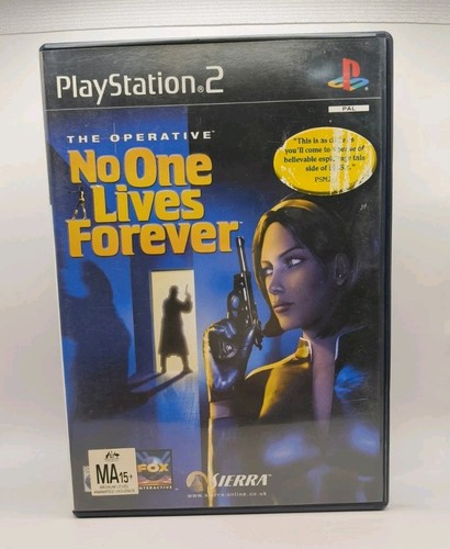 The Operative: No One Lives Forever (2000) PlayStation 2 box