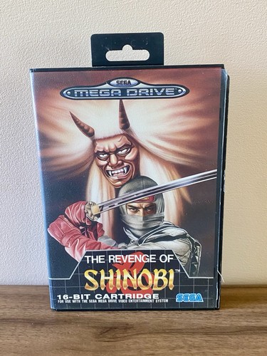 The Revenge of Shinobi (1989) Mega Drive box