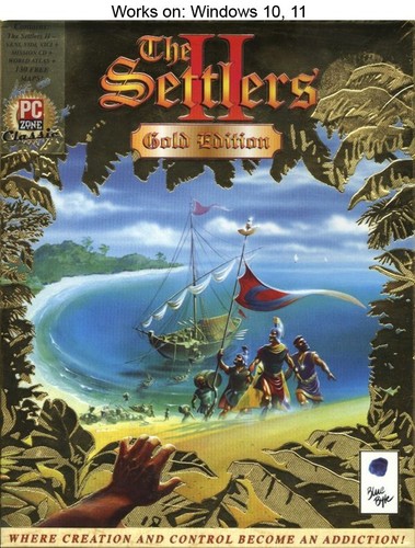 The Settlers II (1996) DOS box