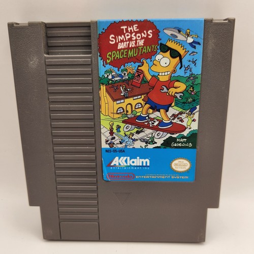 The Simpsons: Bart vs. the Space Mutants (1991) Game Gear box