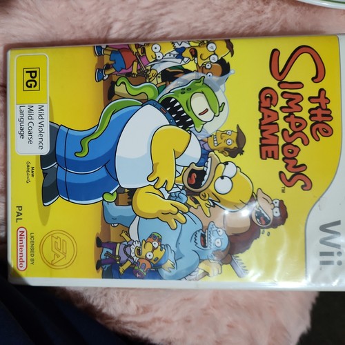 The Simpsons Game (2007) Nintendo DS box