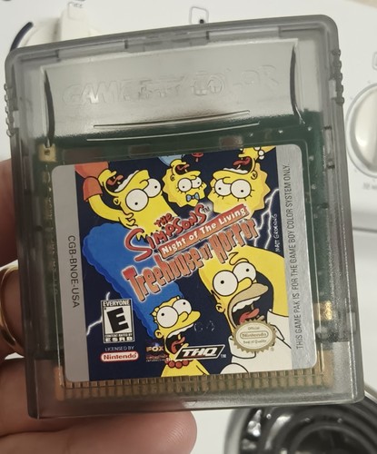 The Simpsons: Night of the Living Treehouse of Horror (2001) Game Boy Color box