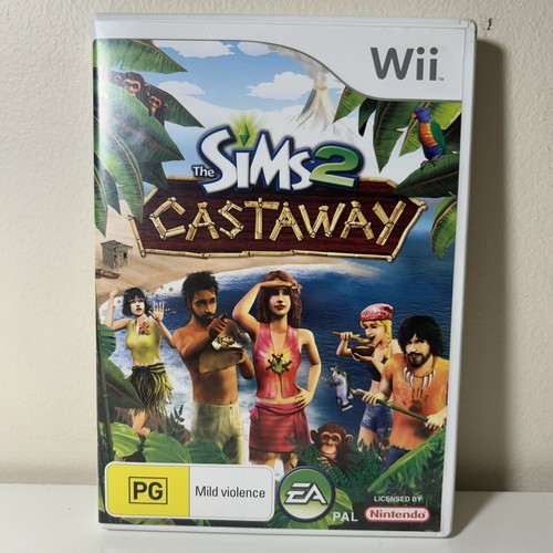 The Sims 2: Castaway (2007) Wii box