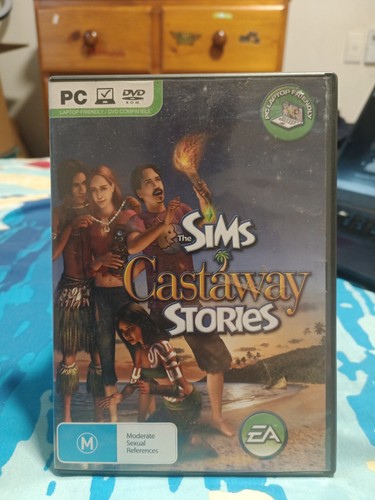 The Sims Castaway Stories (2008) Windows box