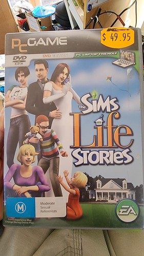 The Sims Life Stories (2007) Windows box