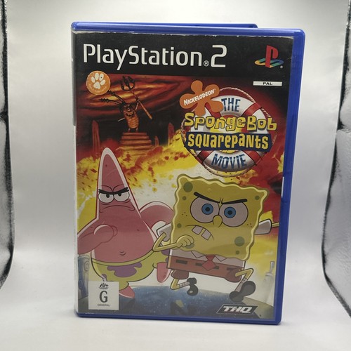 The SpongeBob SquarePants Movie (2004) PlayStation 2 box