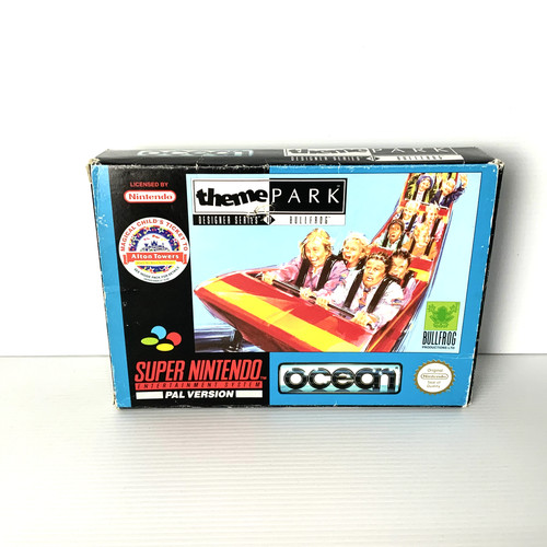 Theme Park (1995) Mega-CD box