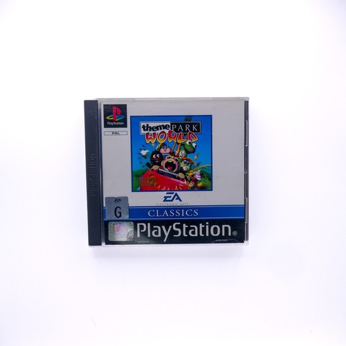 Theme Park World (1999) PlayStation box