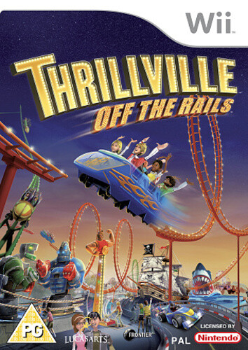 Thrillville: Off the Rails (2007) Wii box