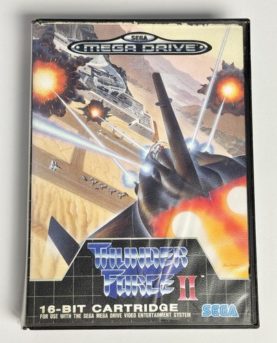 Thunder Force II (1989) Mega Drive box