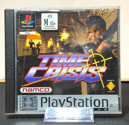 Time Crisis (1997) PlayStation box