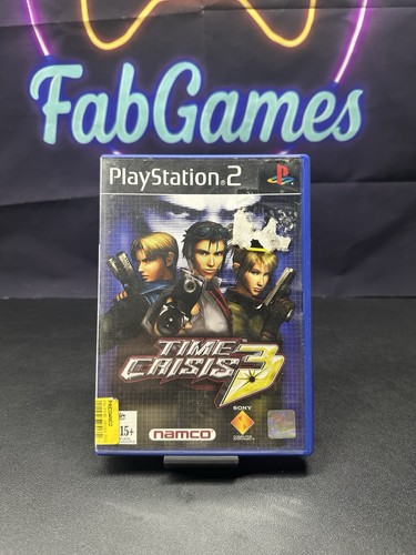 Time Crisis 3 (2003) PlayStation 2 box