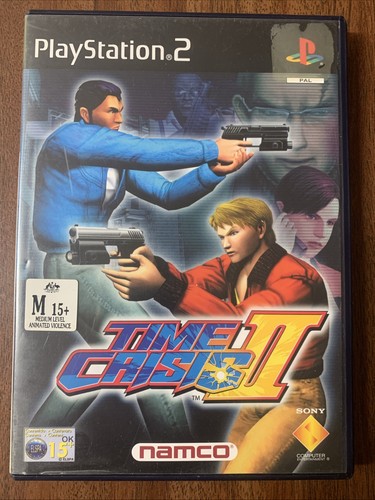 Time Crisis II (2001) PlayStation 2 box
