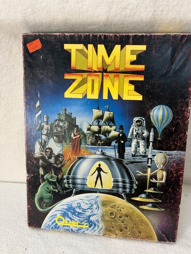 Time Zone (1982) Apple II box