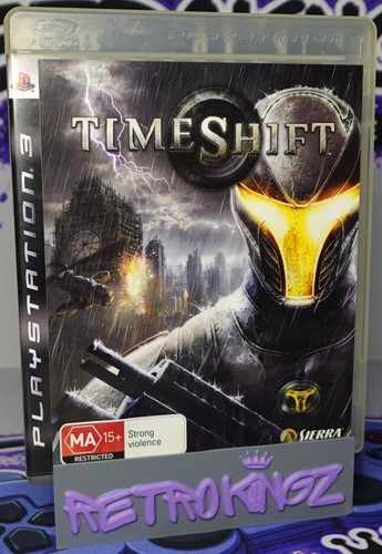 TimeShift (2007) PlayStation 3 box