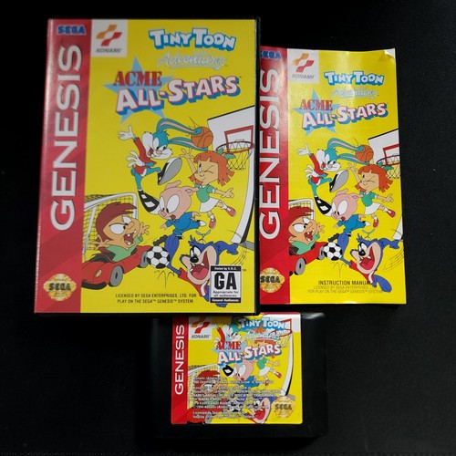 Tiny Toon Adventures: ACME All-Stars (1994) Mega Drive box