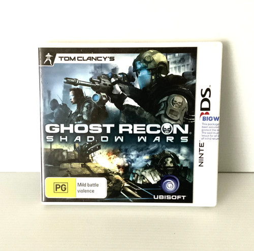 Tom Clancy's Ghost Recon: Shadow Wars (2011) Nintendo 3DS box
