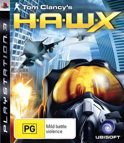 Tom Clancy's H.A.W.X (2009) PlayStation 3 box