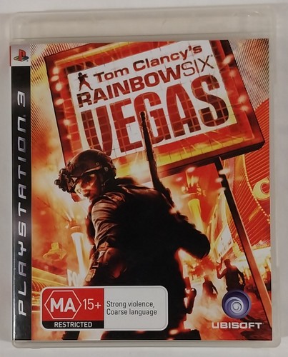 Tom Clancy's Rainbow Six: Vegas (2006) PlayStation 3 box