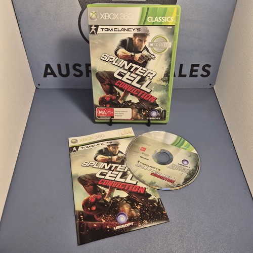 Tom Clancy's Splinter Cell: Conviction (2010) Xbox 360 box