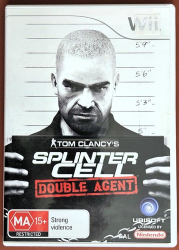 Tom Clancy's Splinter Cell: Double Agent (2006) GameCube box