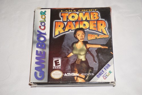 Tomb Raider: Curse of the Sword (2001) Game Boy Color box