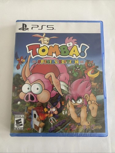 Tomba! (1997) PlayStation box
