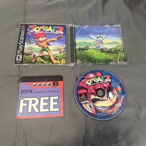 Tomba! 2: The Evil Swine Return (1999) PlayStation box