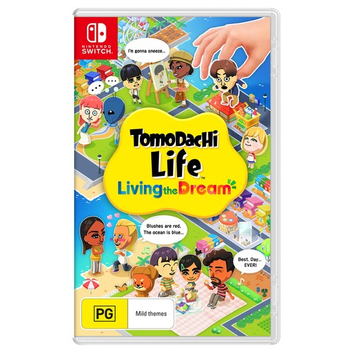 Tomodachi Life: Living the Dream (2026) Nintendo Switch box