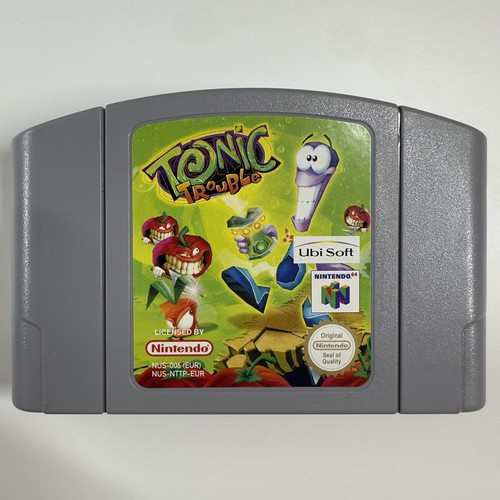 Tonic Trouble (1999) Nintendo 64 box