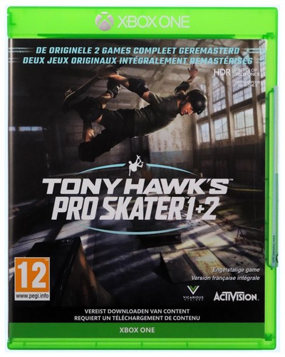 Tony Hawk's Pro Skater 1 + 2 (2020) Windows box