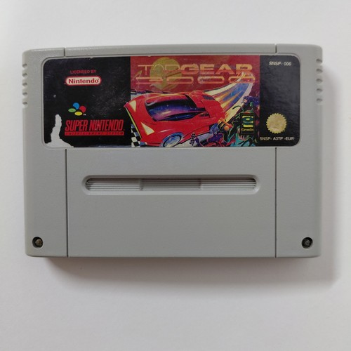 Top Gear 3000 (1995) SNES box