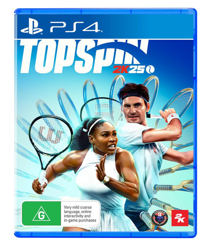 TopSpin 2K25 (2024) PlayStation 4 box