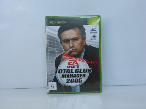 Total Club Manager 2005 (2004) Xbox box