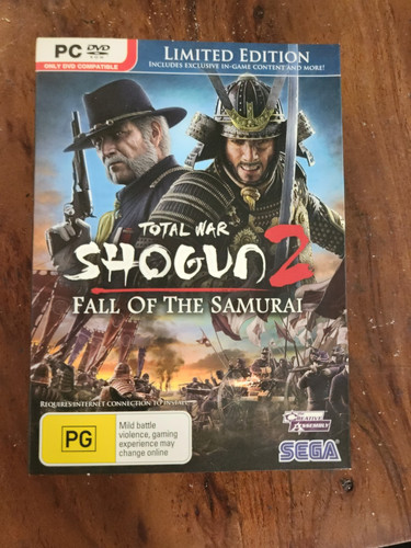 Total War: Shogun 2: Fall of the Samurai (2012) Windows box