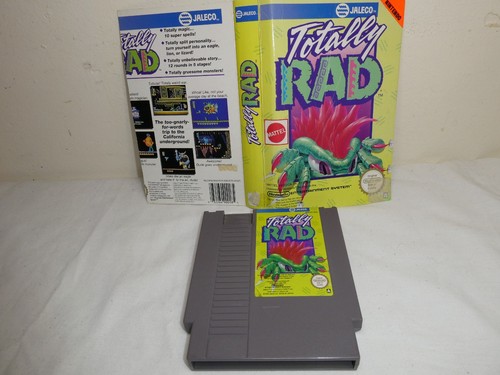 Totally Rad (1990) NES box