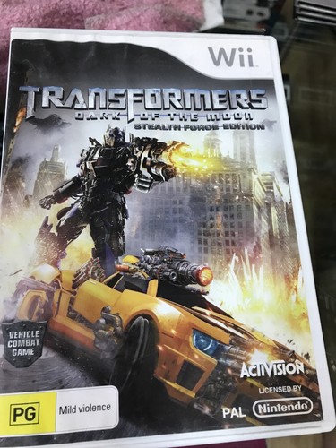 Transformers: Dark of the Moon (2011) Wii box