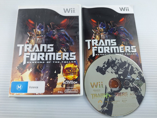 Transformers: Revenge of the Fallen (2009) Wii box