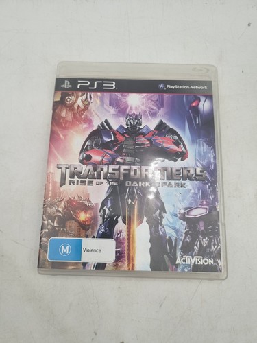 Transformers: Rise of the Dark Spark (2014) PlayStation 3 box