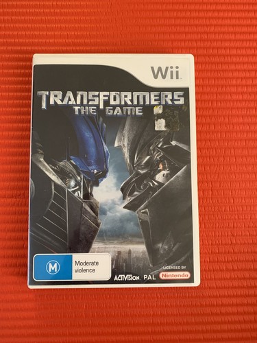 Transformers: The Game (2007) Wii box