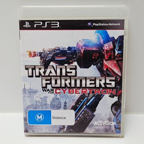Transformers: War for Cybertron (2010) PlayStation 3 box