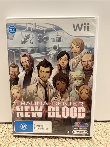 Trauma Center: New Blood (2007) Wii box
