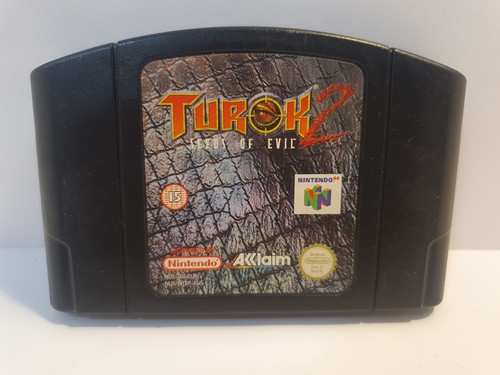 Turok 2: Seeds of Evil (1998) Nintendo 64 box